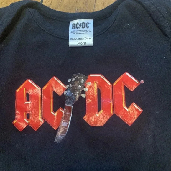 AC/DC baby romper - Picture 2 of 3